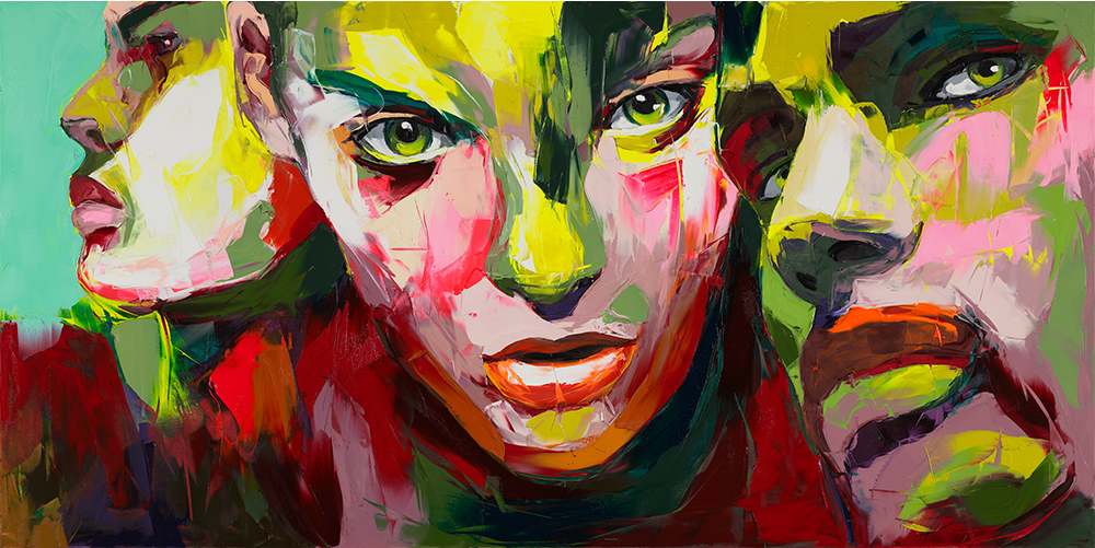 Francoise Nielly Portrait Palette Painting Expression Face250